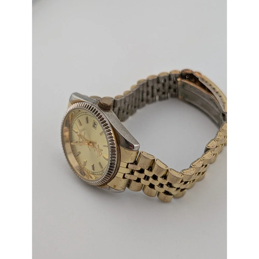 Beverly Hills Polo Club Watch Men‎ 35mm Case Gold 8